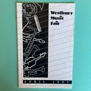 Playbill La Cage aux Folles Gene Barry & Lee Roy Reams Westbury Music Fair 1991